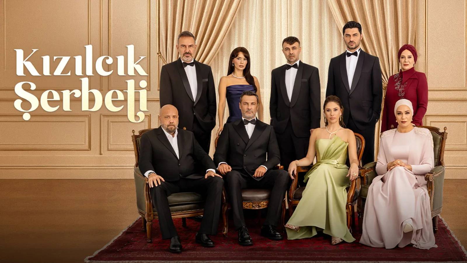 Kızılcık Şerbeti dizisinin resmi tanıtım görseli