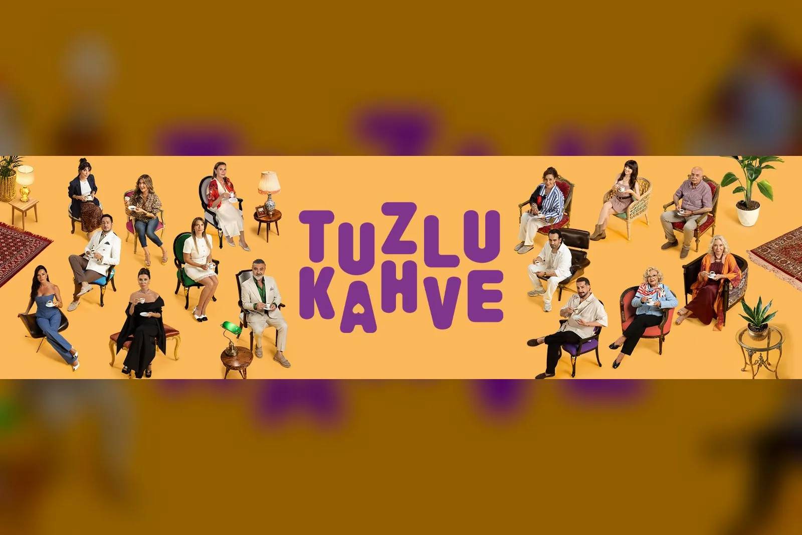 Tuzlu Kahve dizisinin resmi tanıtım görseli