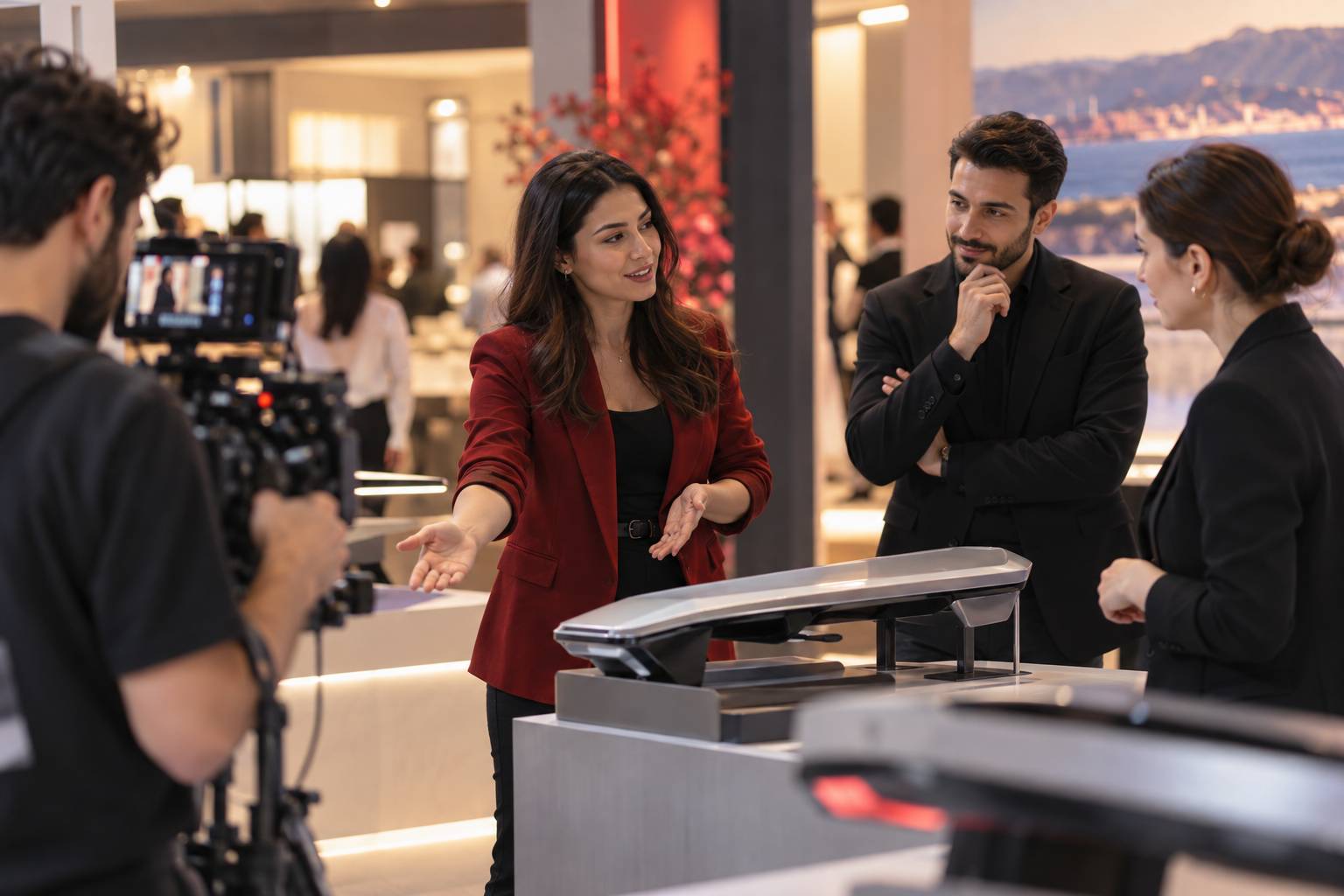 Teknoloji fuarında stant görevlisi aranıyor