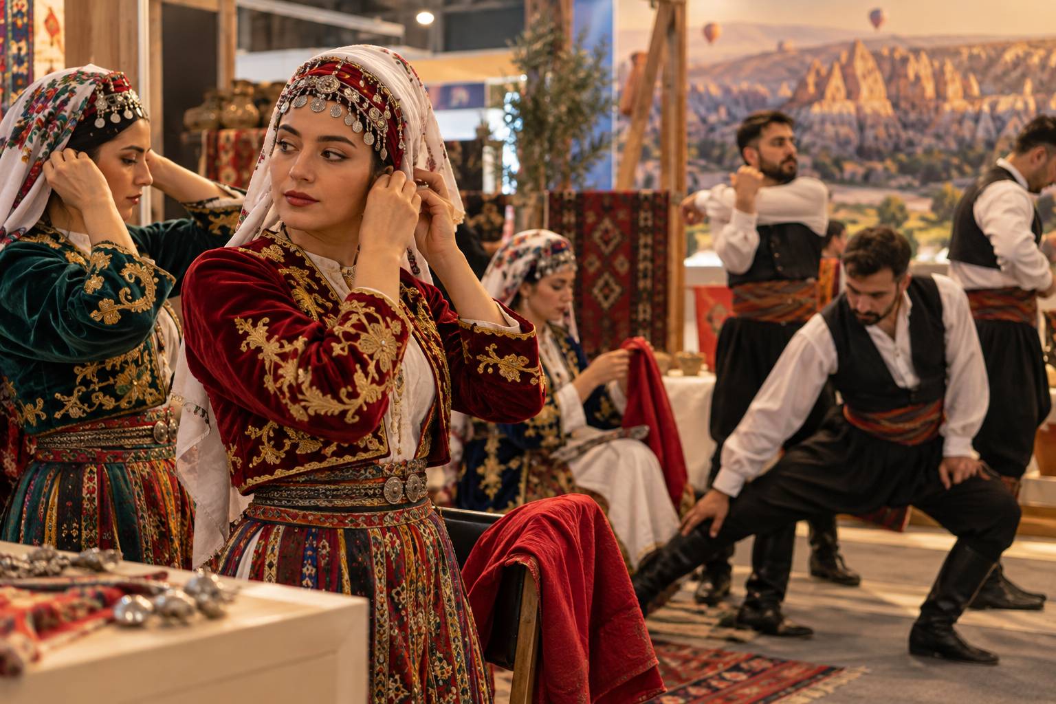 Turizm fuarında yöresel kostümlü tanıtım başvurusu