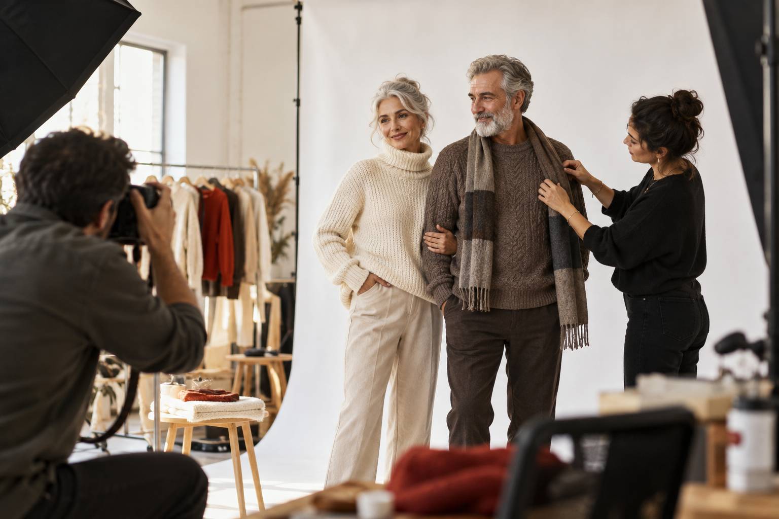 Olgun yaş moda kataloğu için model başvurusu