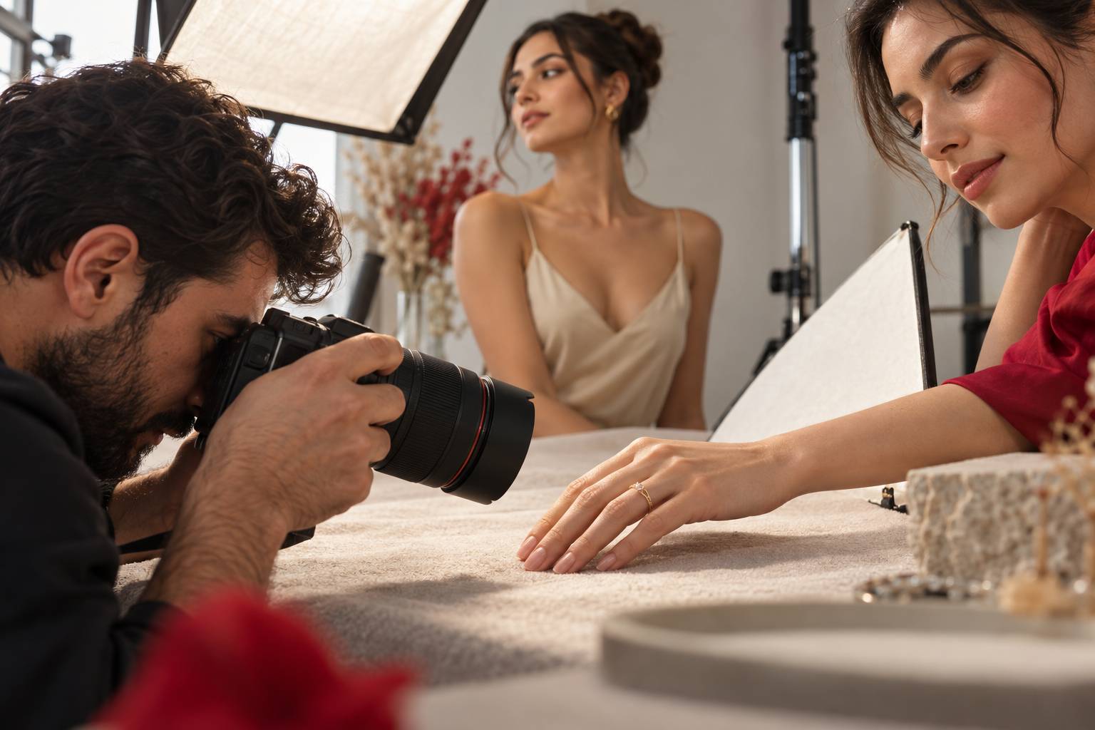 Takı kataloğu için el modeli başvurusu
