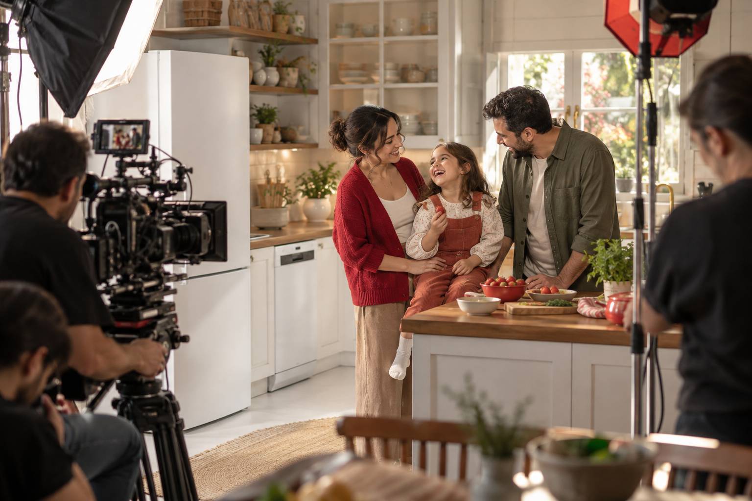 Beyaz eşya reklamları için aile oyuncusu başvurusu