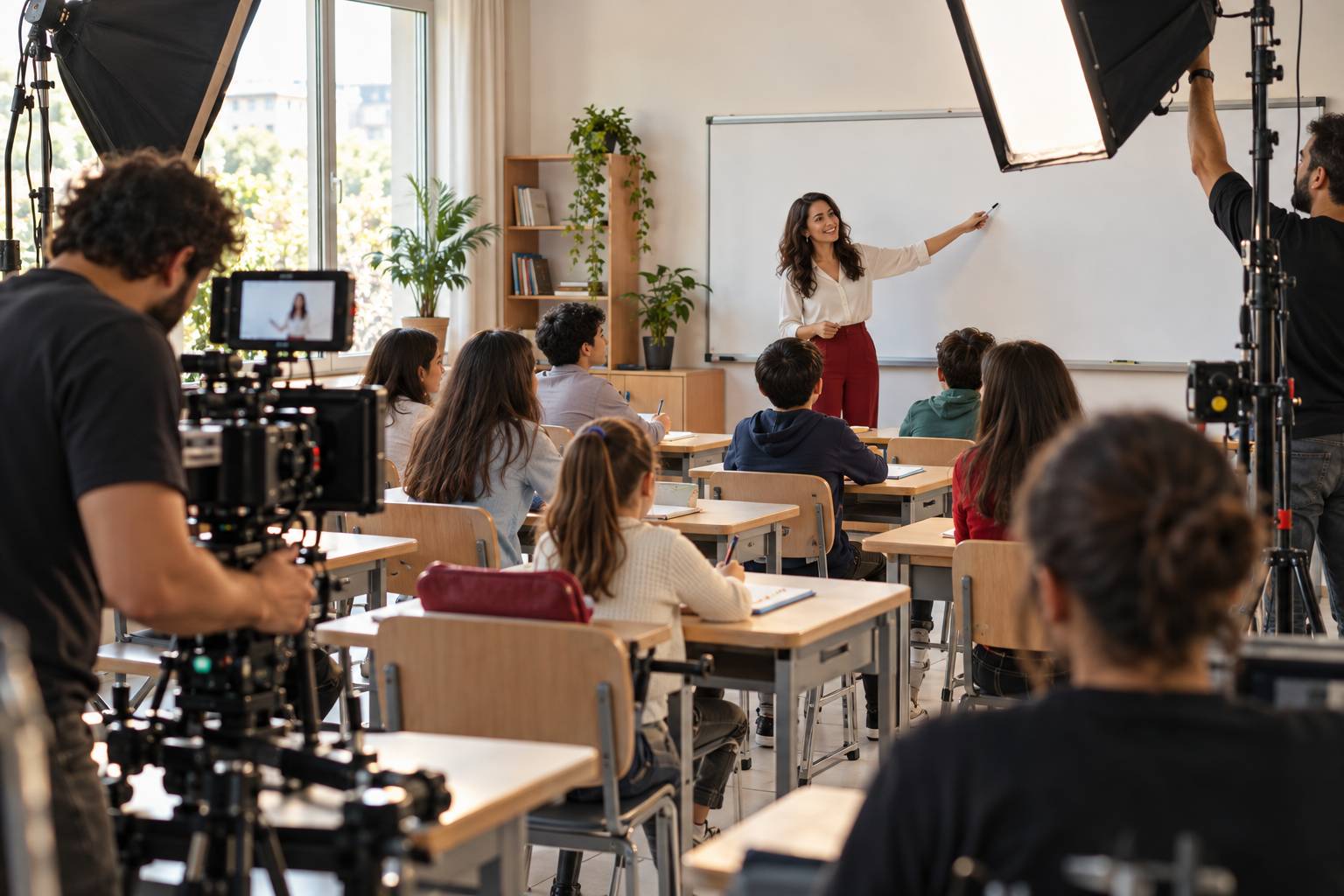 Eğitim reklamları için öğretmen ve öğrenci oyuncu başvurusu
