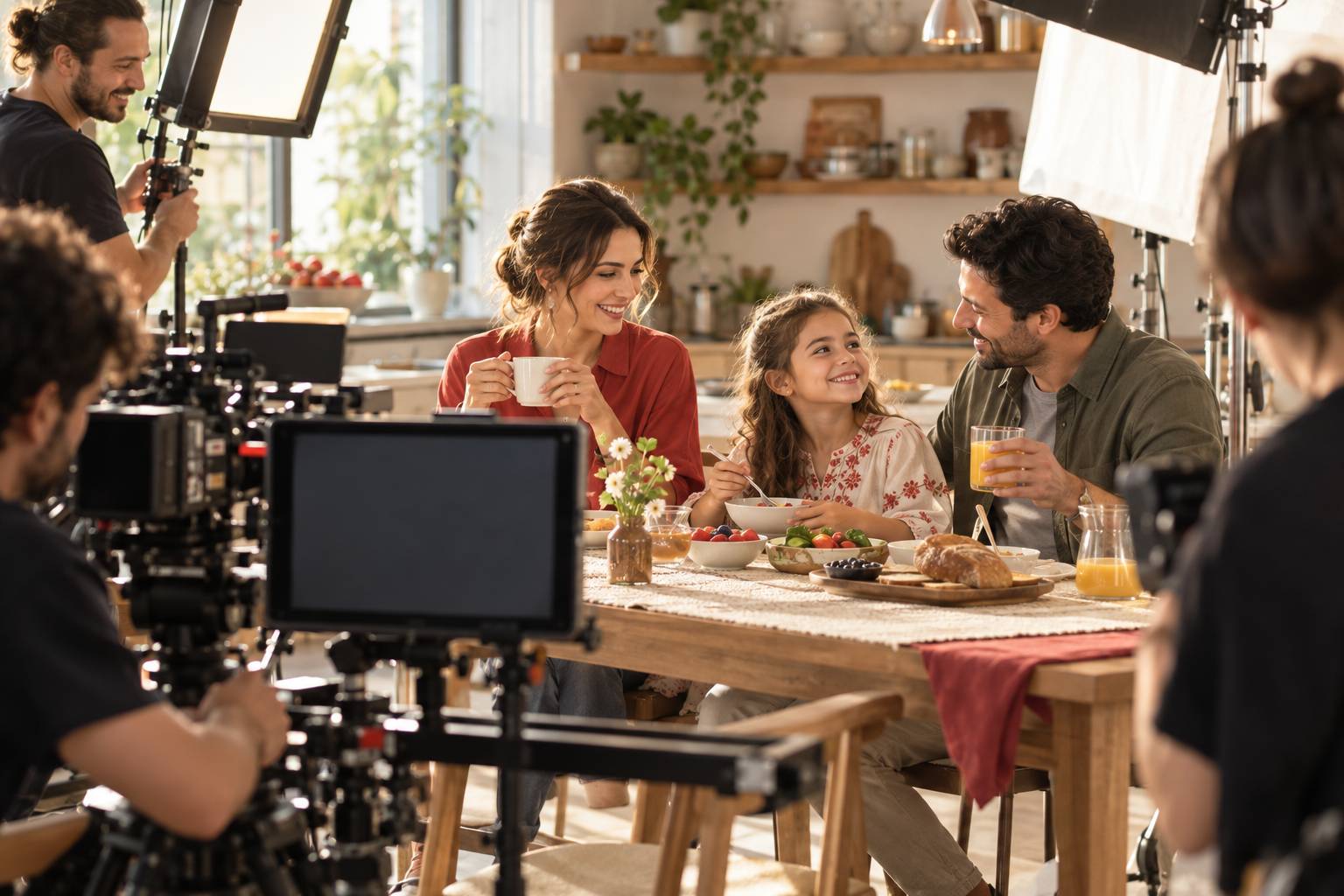Gıda reklamları için anne ve çocuk oyuncu başvurusu