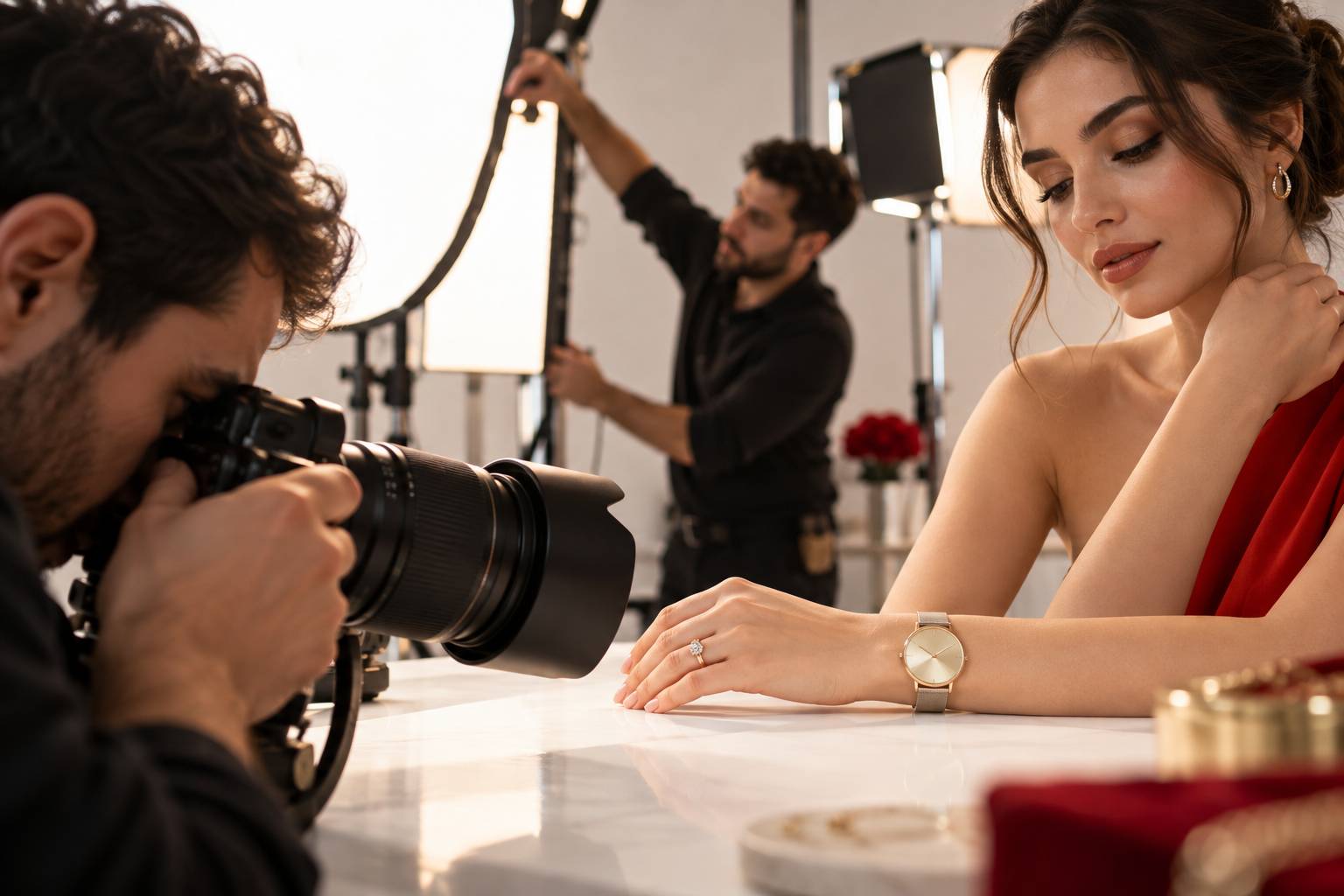 Takı ve saat reklamları için el modeli başvurusu